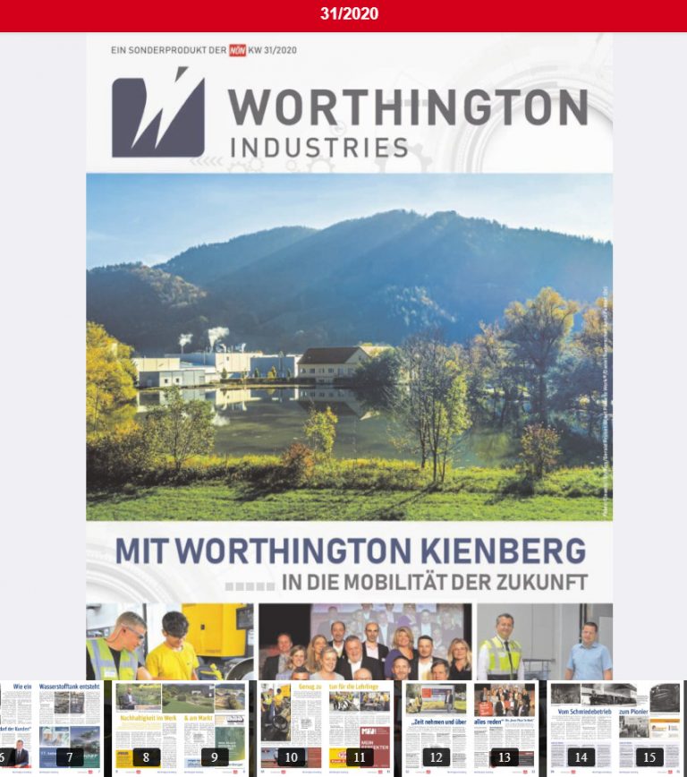 NÖN extra magazine on Worthington Austria